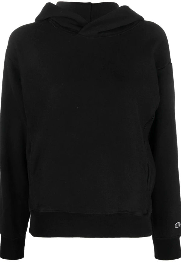 Champion hoodie med logotypmärke - Svart