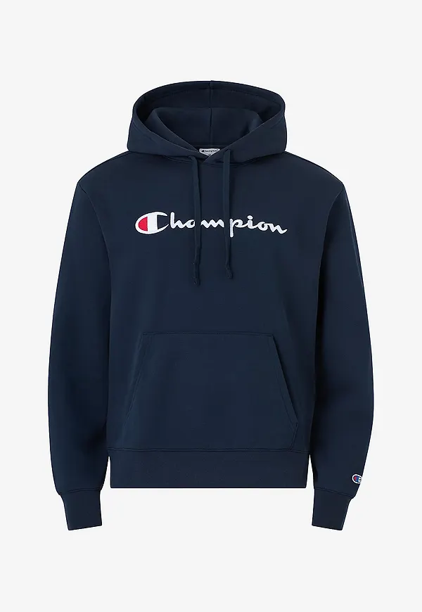 Champion - Huvtröja Hooded Sweatshirt - Blå