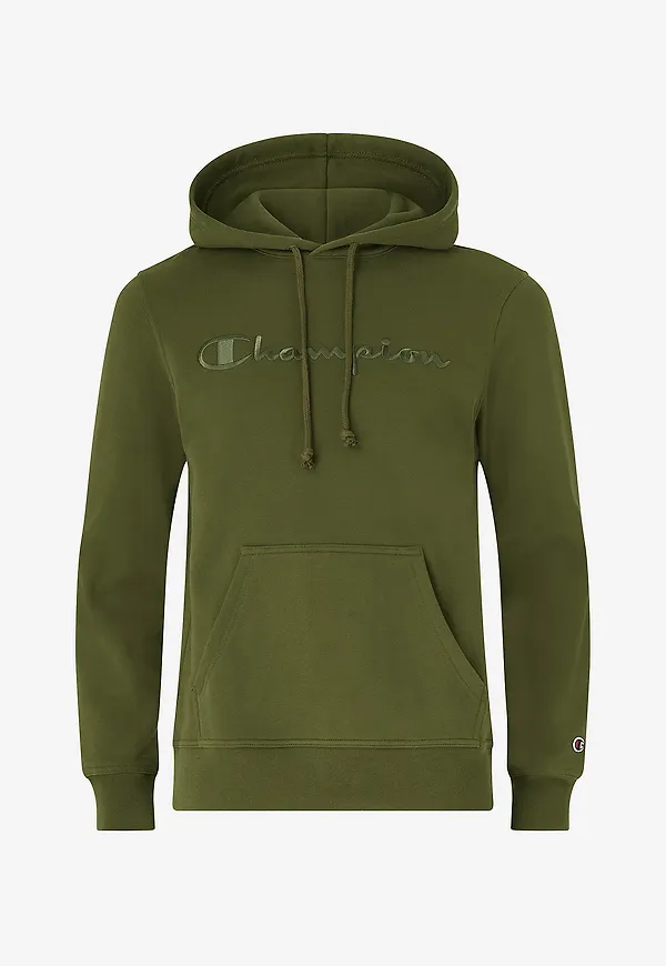 Champion - Huvtröja Hooded Sweatshirt - Grön