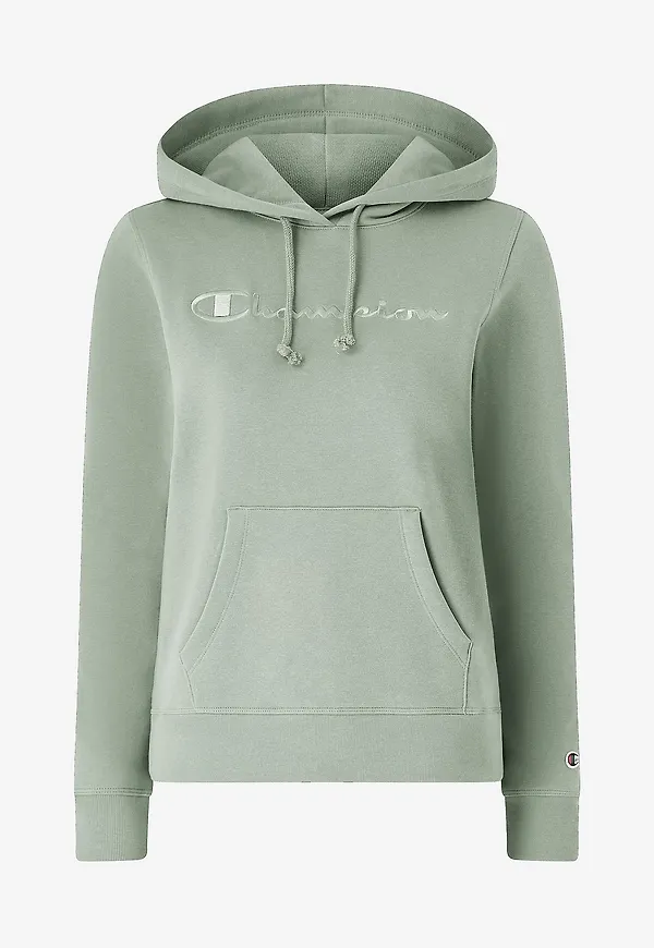 Champion - Huvtröja Hooded Sweatshirt - Grön