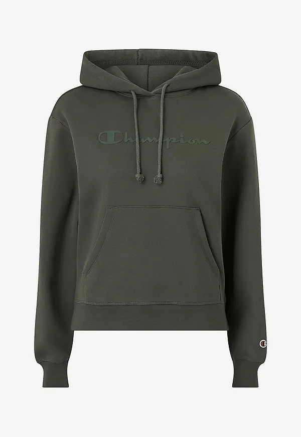 Champion - Huvtröja Hooded Sweatshirt - Grön