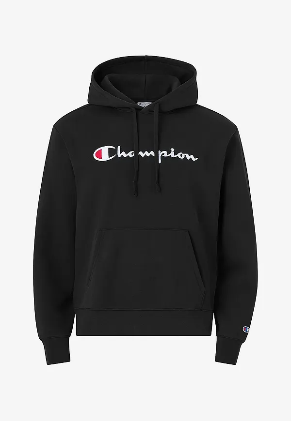 Champion - Huvtröja Hooded Sweatshirt - Svart