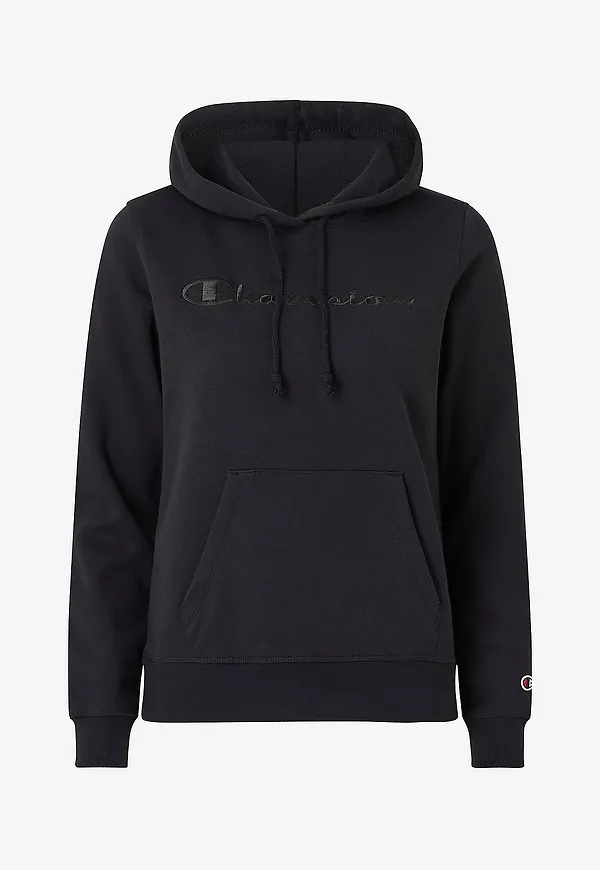 Champion - Huvtröja Hooded Sweatshirt - Svart