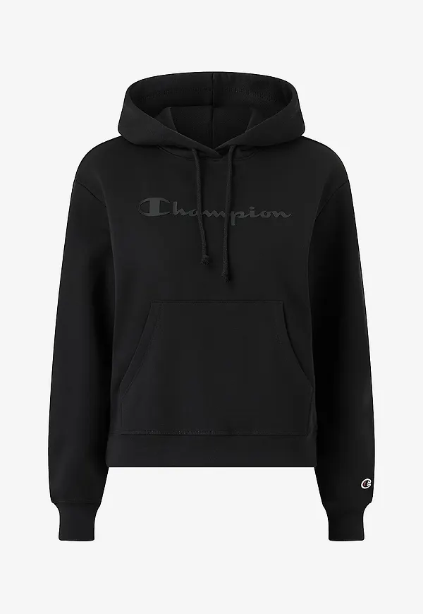 Champion - Huvtröja Hooded Sweatshirt - Svart