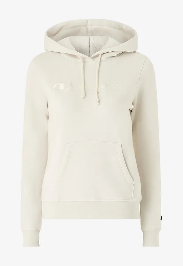 Champion - Huvtröja Hooded Sweatshirt - Vit