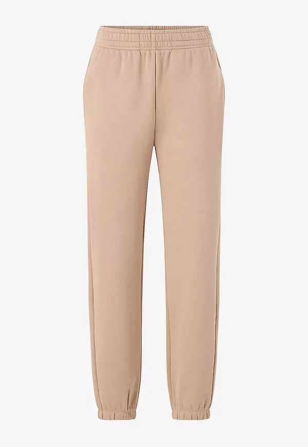 Champion - Sweatbyxor Elastic Cuff Pants - Beige