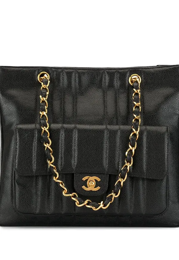 CHANEL Pre-Owned 1992 CC tote-väska - Svart