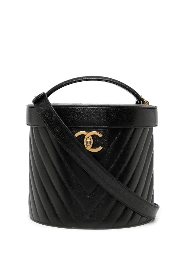 CHANEL Pre-Owned 1997 v-ringad väska - Svart