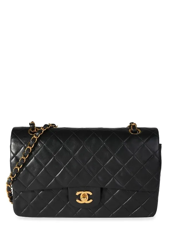 CHANEL Pre-Owned axelremsväska med viklock - Svart