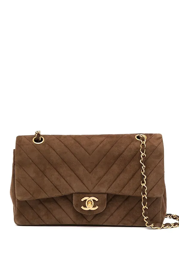 CHANEL Pre-Owned axelväska från 1990 - Brun