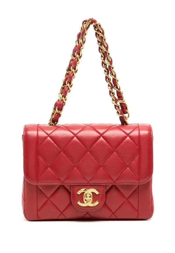 CHANEL Pre-Owned axelväska från 1995 - Röd