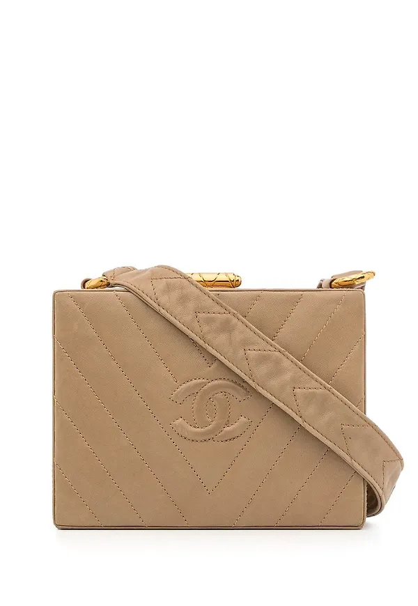 CHANEL Pre-Owned axelväska från 1998 - Neutral