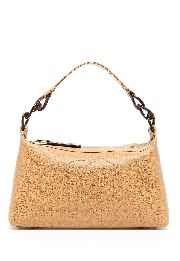 CHANEL Pre-Owned axelväska från 2001-2002 - Brun