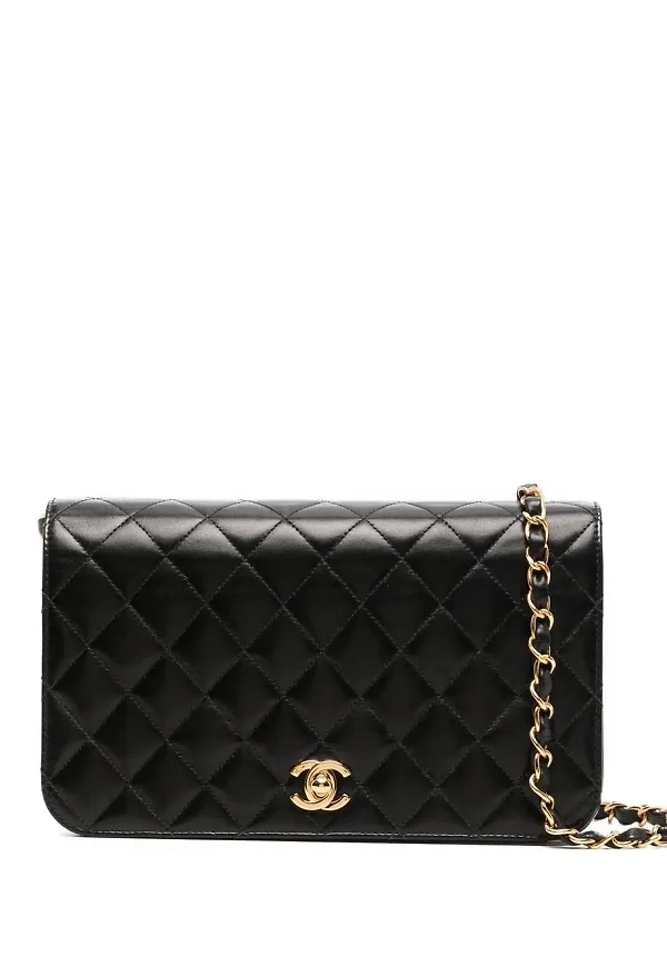 CHANEL Pre-Owned axelväska från 2001-2002 - Svart