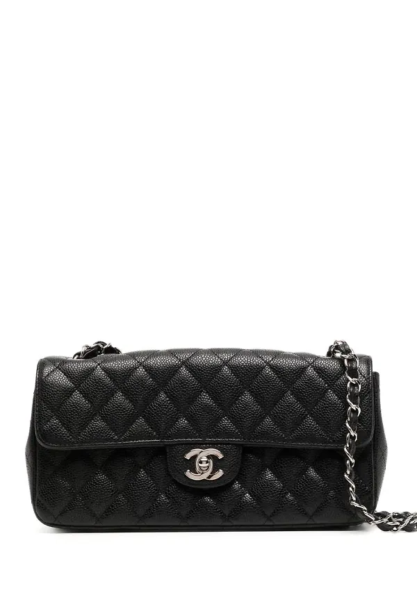 CHANEL Pre-Owned axelväska från 2008-2009 - Svart