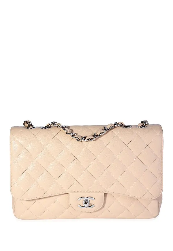 CHANEL Pre-Owned axelväska med viklock - Neutral