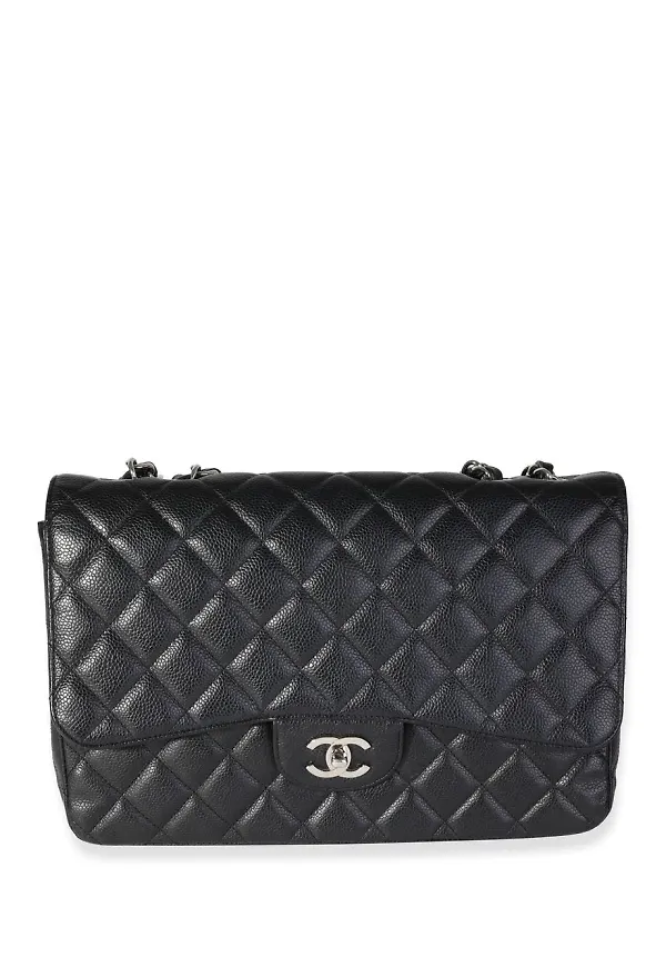 CHANEL Pre-Owned axelväska med viklock - Svart
