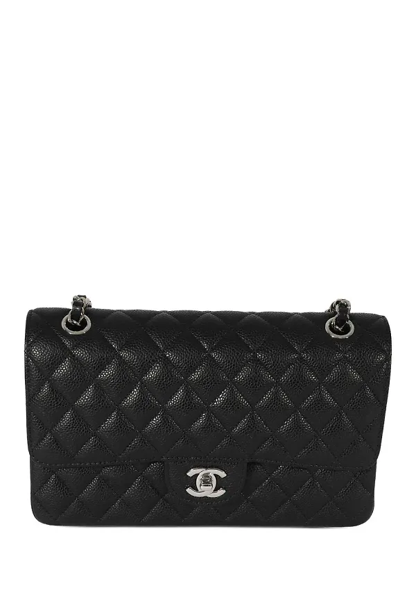 CHANEL Pre-Owned axelväska med viklock - Svart