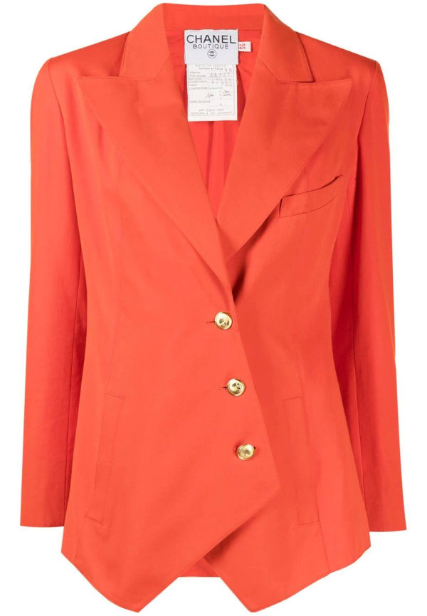 CHANEL Pre-Owned blazer från 1990-2000-talet - Röd