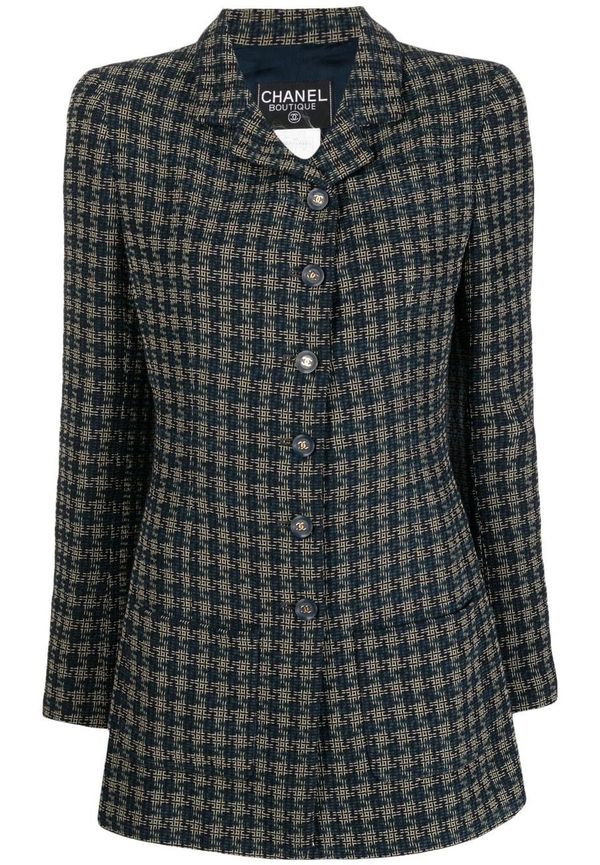 CHANEL Pre-Owned blazer från 1995 - Blå