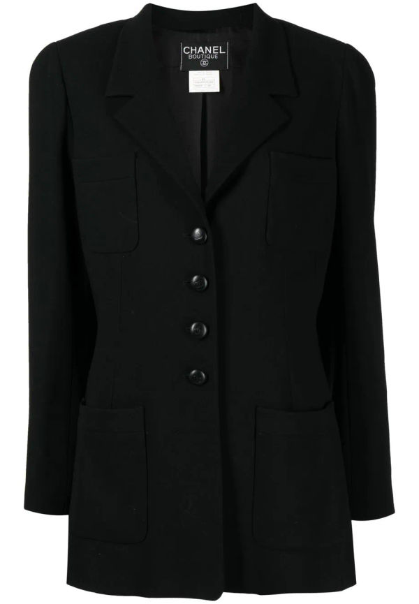 CHANEL Pre-Owned blazer från 1997 - Svart