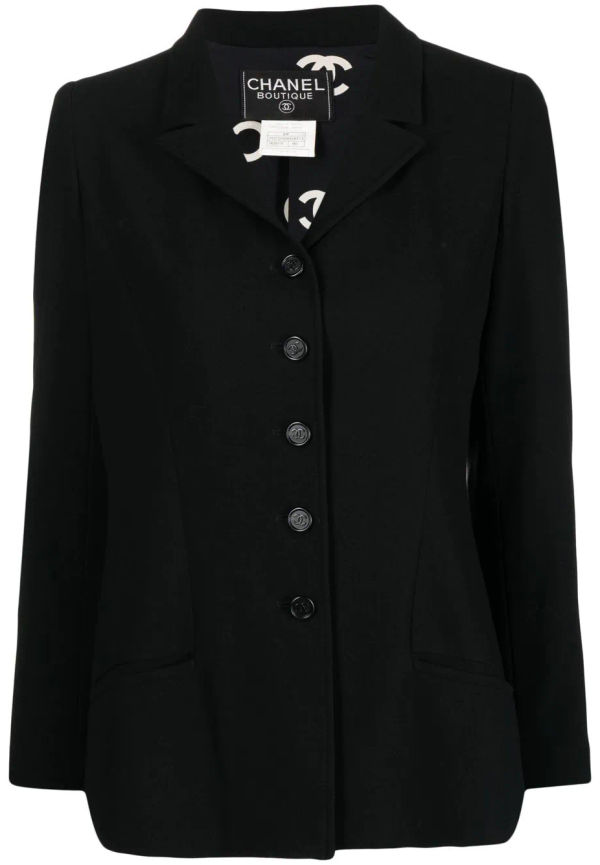 CHANEL Pre-Owned blazer från 1997 - Svart