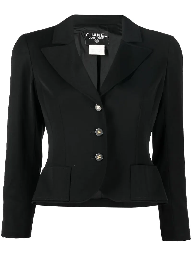 CHANEL Pre-Owned blazer från 1997 - Svart