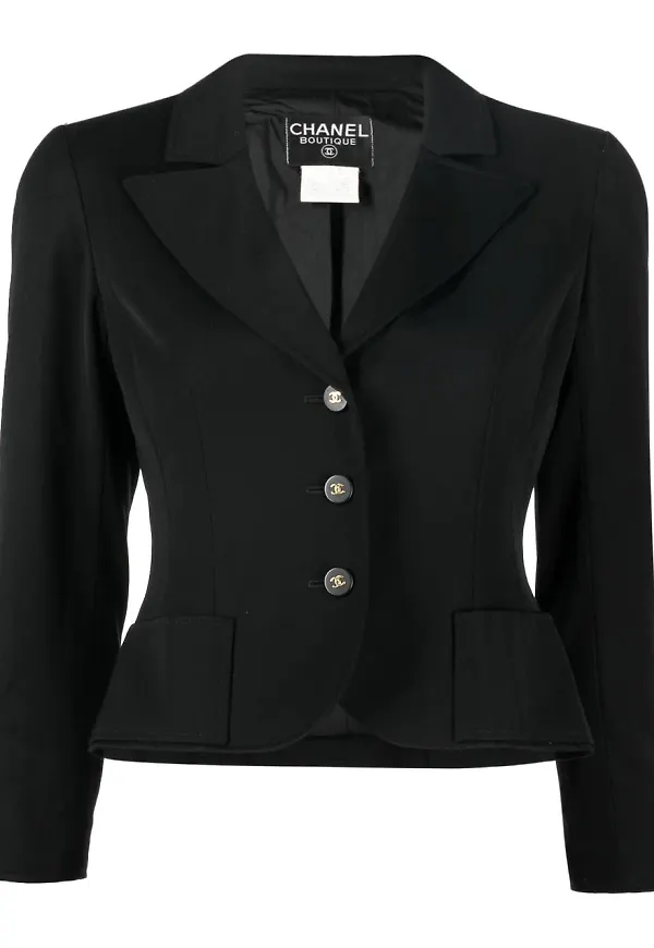 CHANEL Pre-Owned blazer från 1997 - Svart