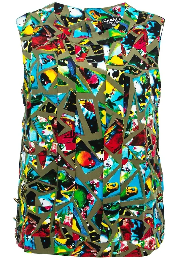 CHANEL Pre-Owned blus från 1990-talet - Flerfärgad
