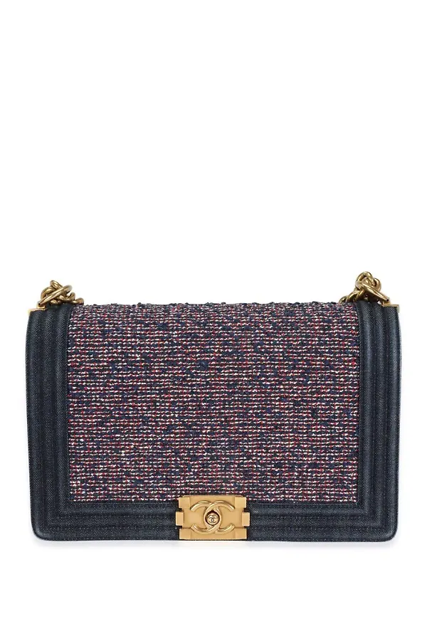 CHANEL Pre-Owned Boy axelväska - Blå