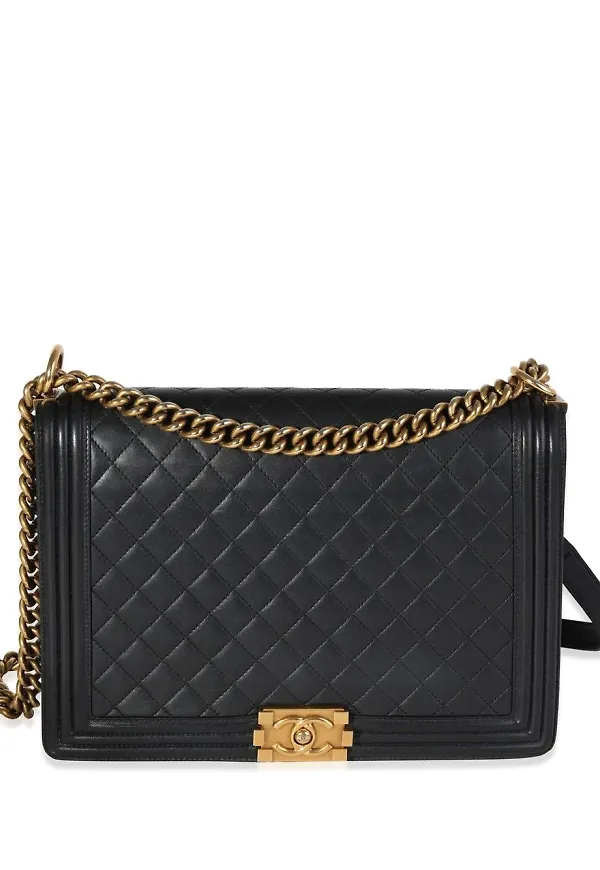 CHANEL Pre-Owned Boy XL axelväska - Svart