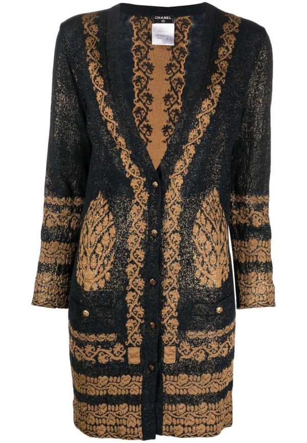 CHANEL Pre-Owned broderad jacka från 2010-talet - Blå