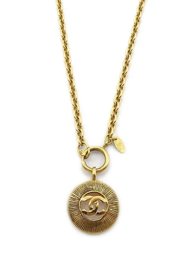 CHANEL Pre-Owned CC halsband från 1990-2000 - Guldfärgad