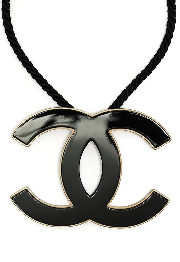 CHANEL Pre-Owned CC Jumbo halsband från 2008 - Svart