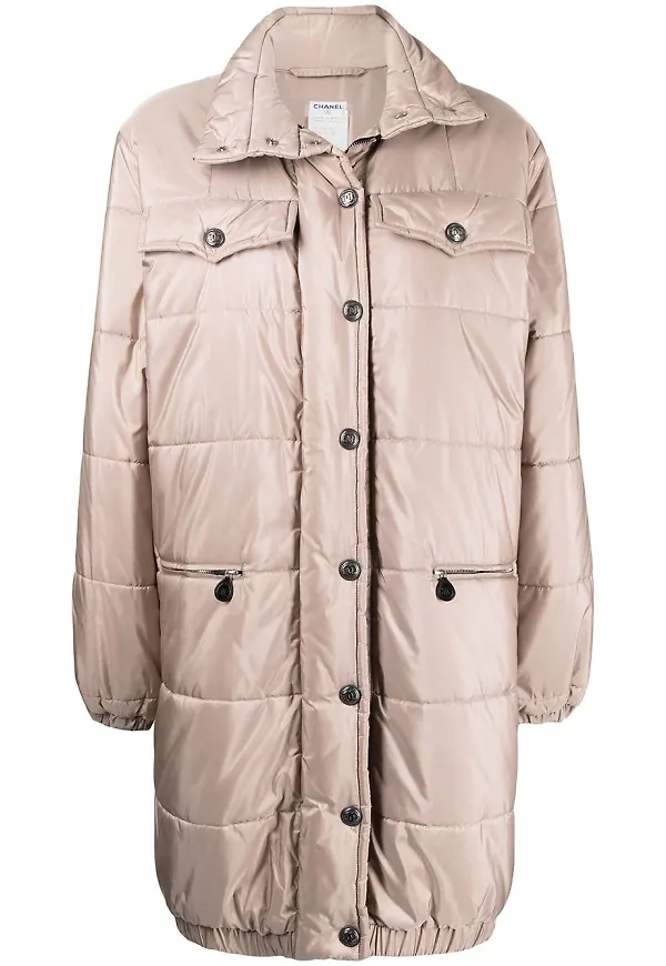 CHANEL Pre-Owned CC puffkappa från 1996 - Rosa