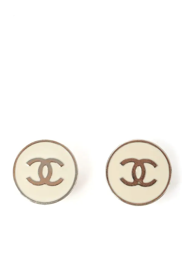 CHANEL Pre-Owned clipsörhängen från 2005 - Silverfärgad