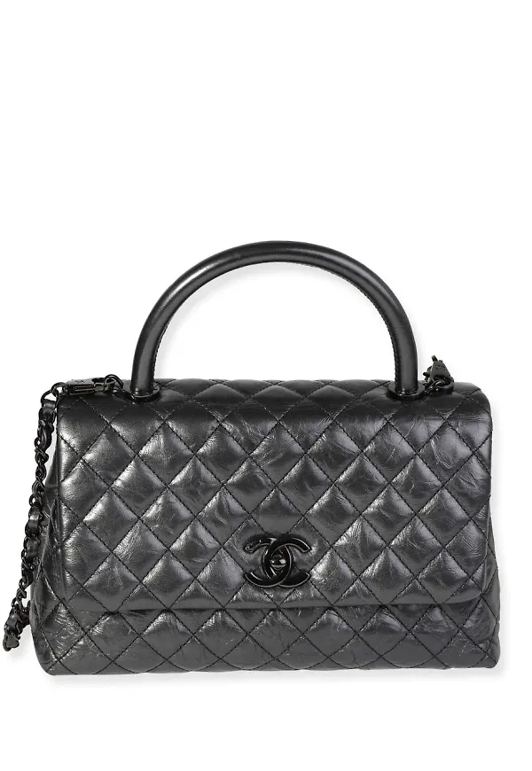 CHANEL Pre-Owned Coco väska - Svart