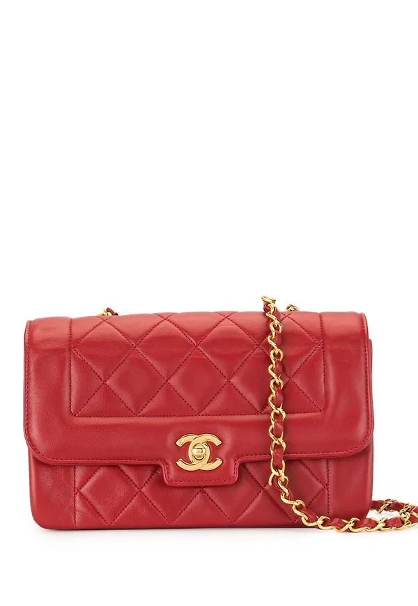 CHANEL Pre-Owned Diana axelväska - Röd
