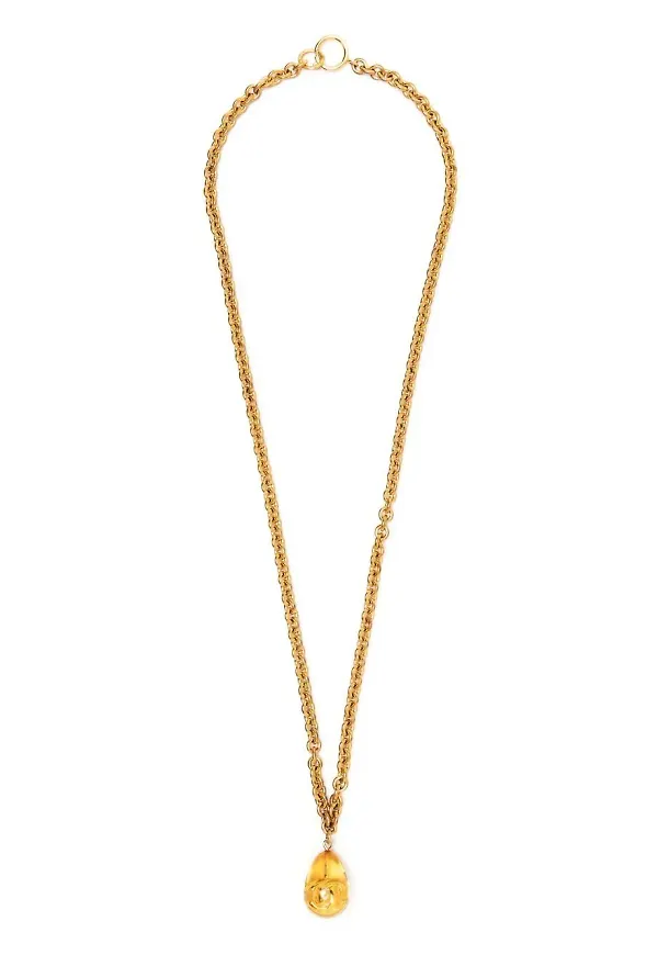 CHANEL Pre-Owned halsband från 1980-1990-talet - Guldfärgad