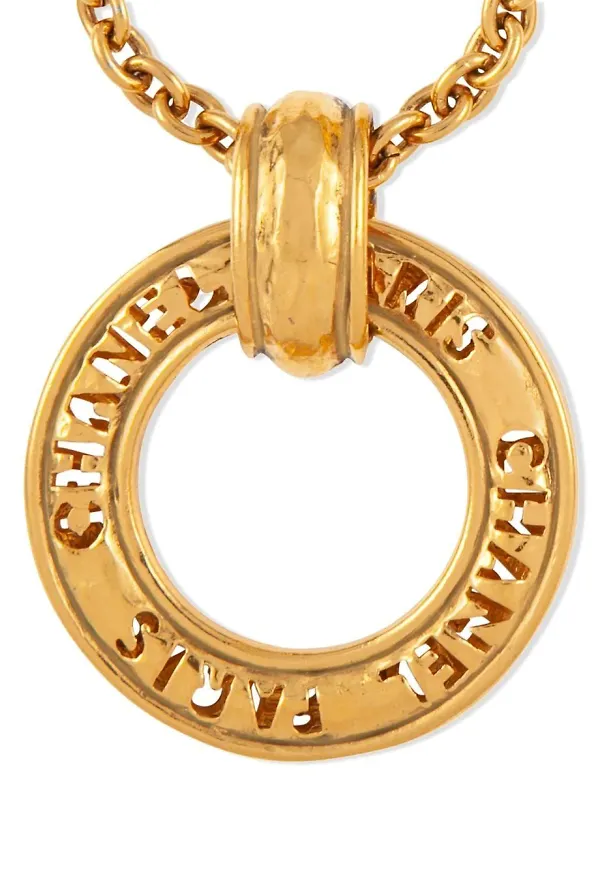 CHANEL Pre-Owned halsband från 1980-talet - Guldfärgad