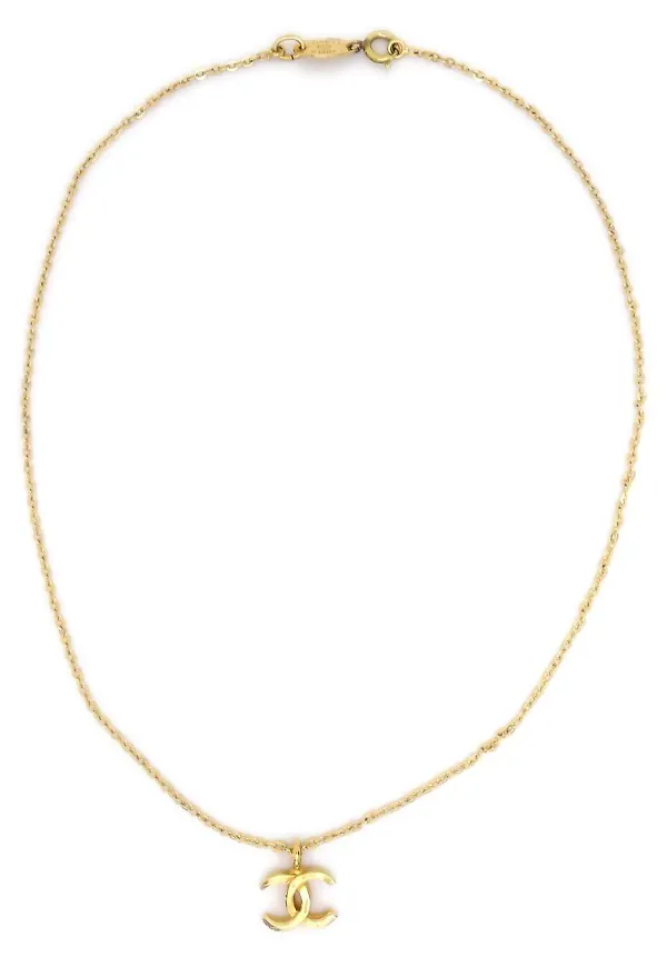 CHANEL Pre-Owned halsband från 1982 - Guldfärgad