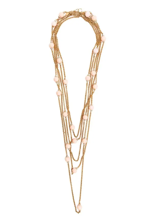 CHANEL Pre-Owned halsband från 1993 - Guldfärgad
