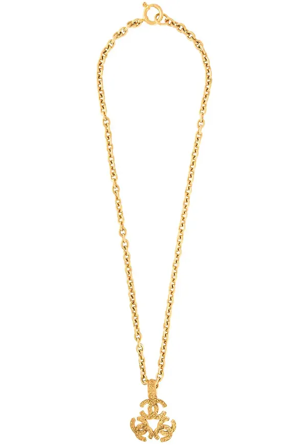 CHANEL Pre-Owned halsband från 1994 - Guldfärgad
