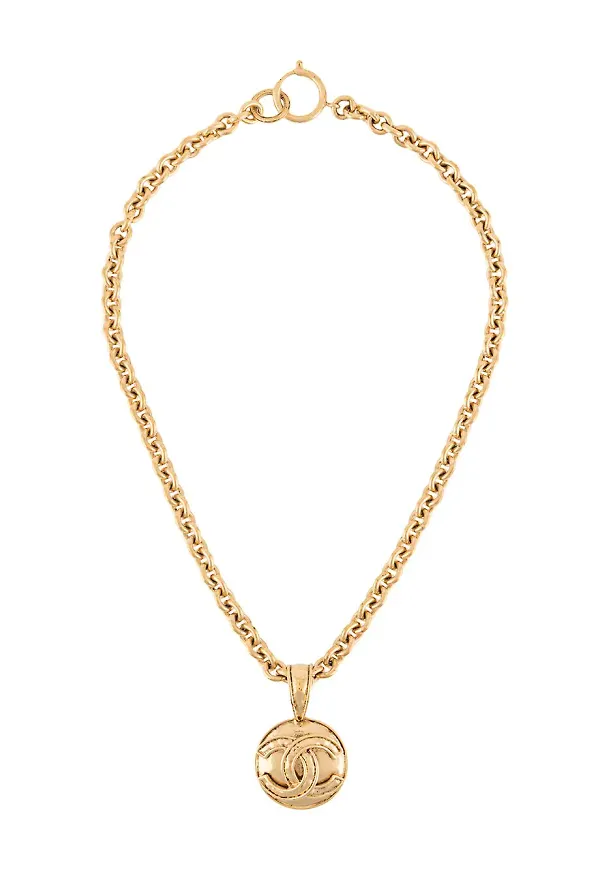 CHANEL Pre-Owned halsband från 1994 - Guldfärgad