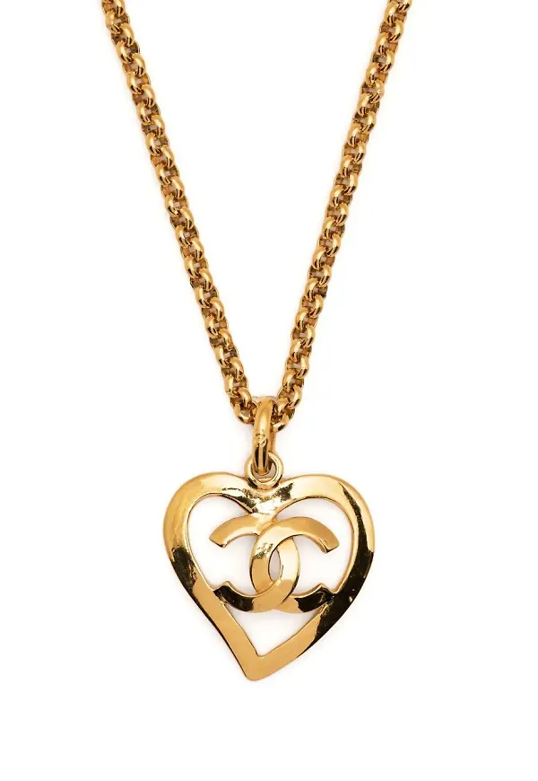 CHANEL Pre-Owned halsband från 1995 - Guldfärgad