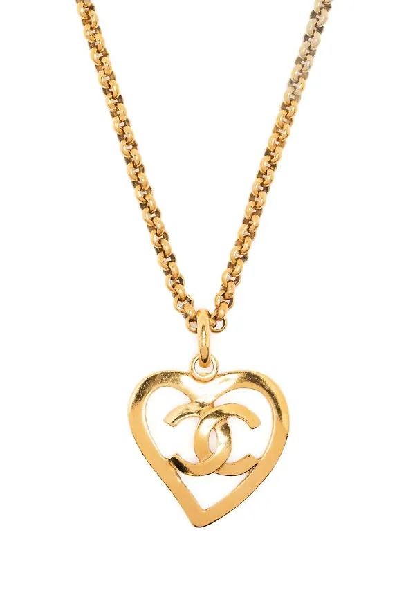 CHANEL Pre-Owned halsband från 1995 - Guldfärgad