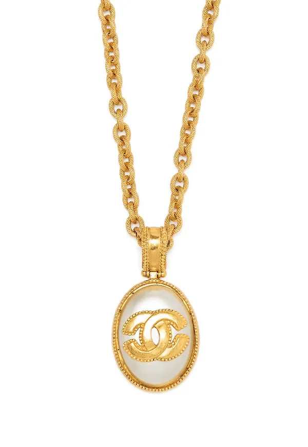 CHANEL Pre-Owned halsband från 1996 - Guldfärgad
