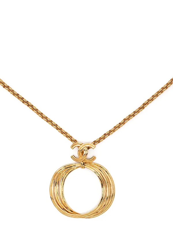 CHANEL Pre-Owned halsband från 1996 - Guldfärgad