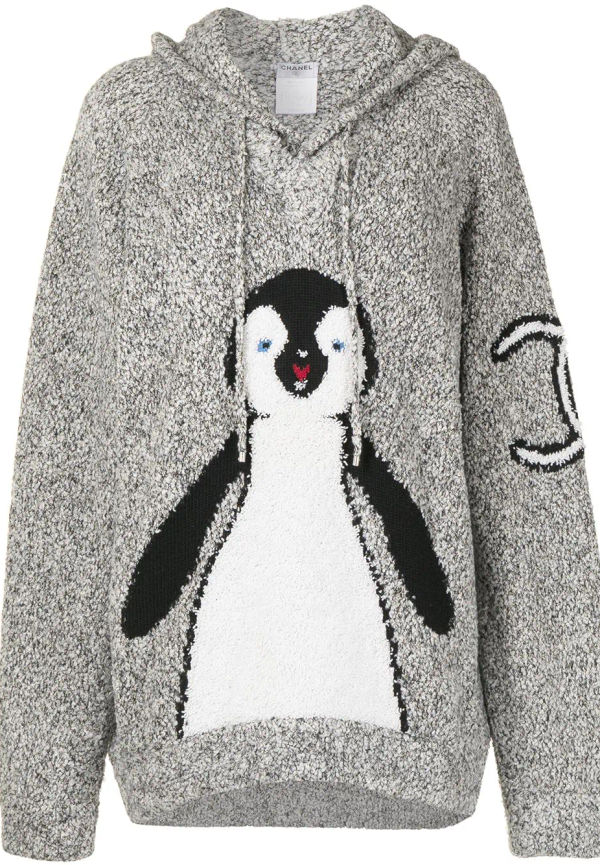 CHANEL Pre-Owned hoodie från 2007 - Grå
