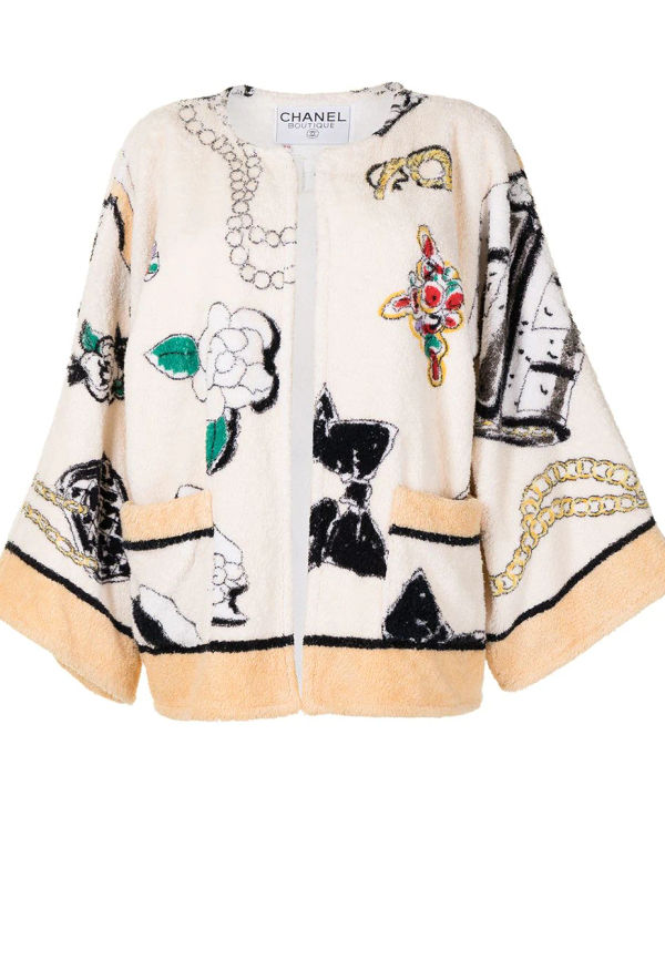 CHANEL Pre-Owned jacka från 1995 - Gul